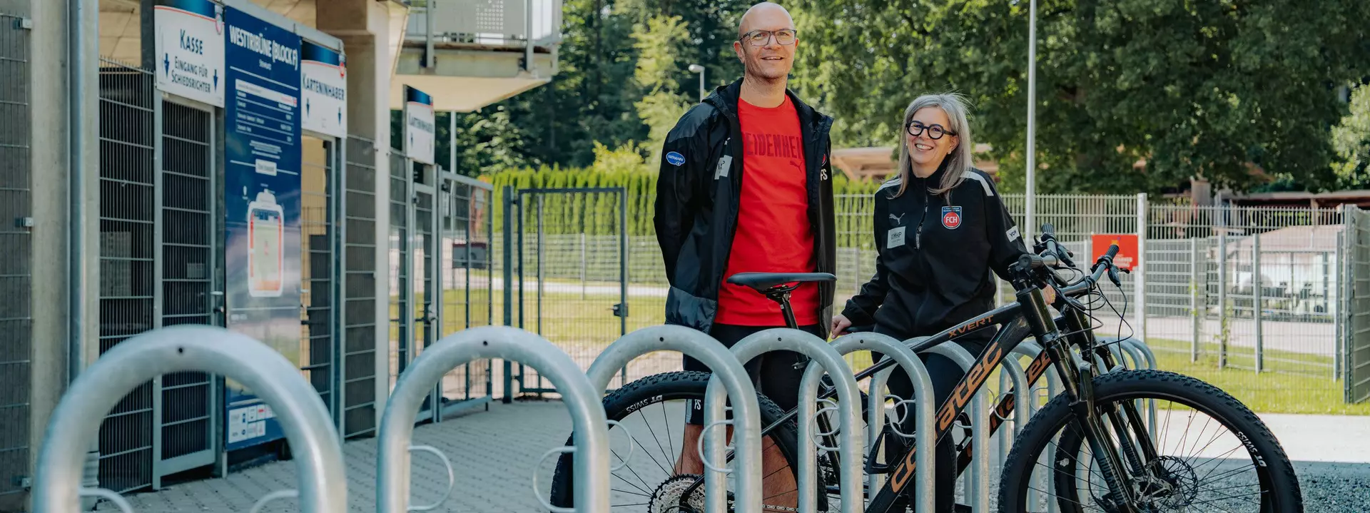 Modernste Fahrradständer an der Voith-Arena – Mehr Platz für Radfahrer!