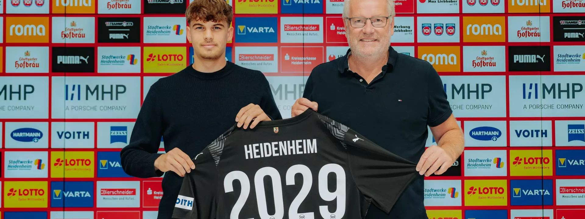 Felix Mark gehört zukünftig zu den Torhütern des FCH Profikaders