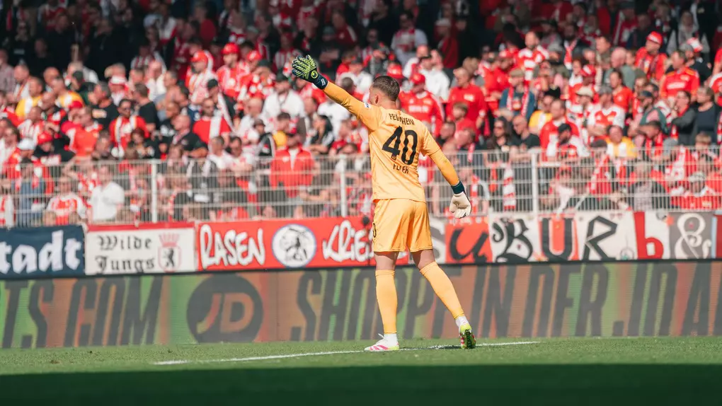 Frank Feller bei seinem Bundesliga-Startelfdebüt.