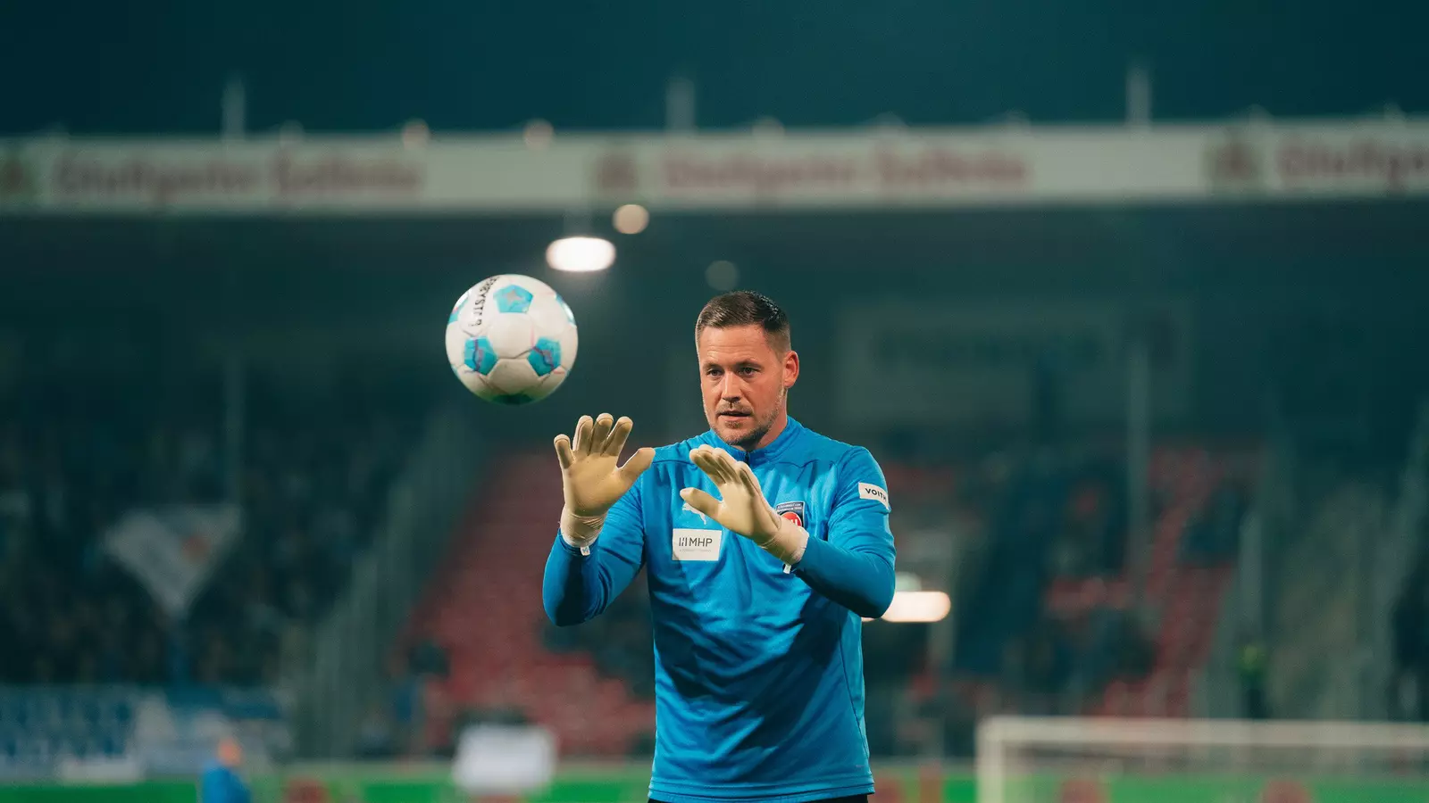 Vitsu Eicher beim Warm-Up.