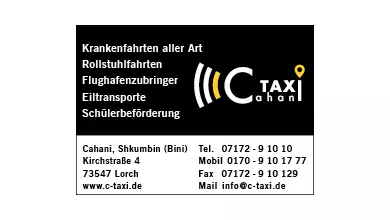 Taxiunternehmen Cahani